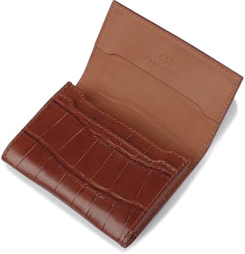 Amazon | [フェリージ] クロコ型押しレザーカードケース 450/SA 名刺