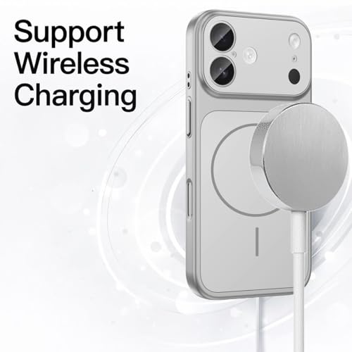 Image of SHINESTAR Converter Case for iPhone 16 | Premium Protective Mag-Safe Cover | iPhone 17 Pro / 17 Pro Max Series Style Design | in-Built Camera Guard | Wireless Charging Compatible - Silver