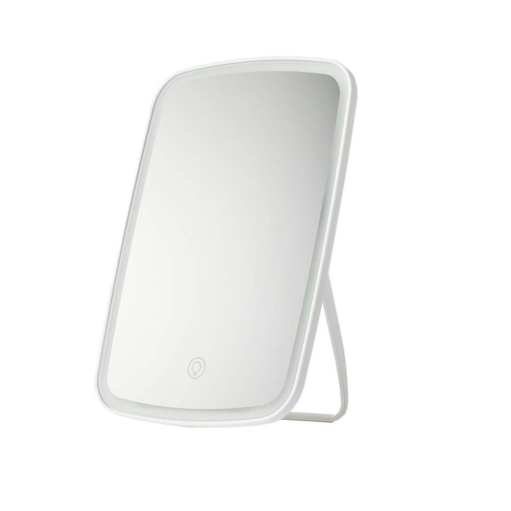 FLYIODFCXV Cosmetic mirror, Smart portable makeup mirror desktop led light folding lamp dormitory(Standard Version)