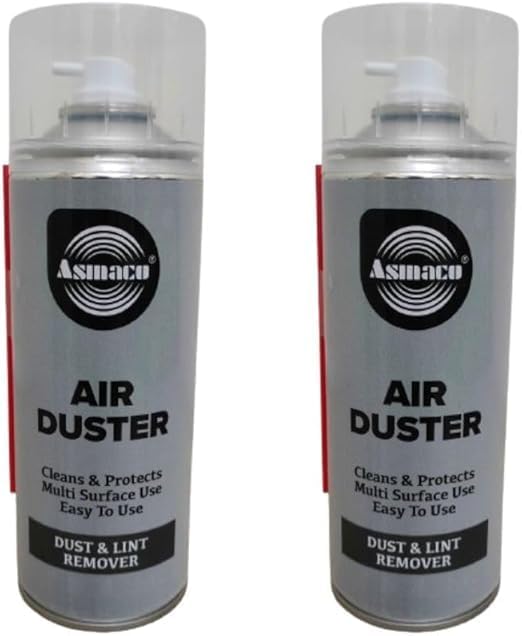 Air Duster Spray-2pcs-Multi-Purpose Cleaning Spray-For Computers, Laptop,Mobiles,Keyboard,Car Interior,Camera,PC,Housing Fan & other electronic products-Chewimg Gum remover-400ml (2)