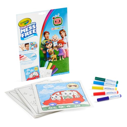 Crayola Cocomelon Color Wonder Coloring Set, Cocomelon Coloring Pages, Mess Free Coloring for Toddlers, Travel Activity, Gift for Kids - Image 2