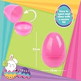 abeec 12 Easter Fillable Plastic Eggs | Pastel-Coloured Refillable Eggs for Kids | Ideal for Easter Egg Hunt Games, Parties, and Crafts | Hollow Plastic Eggs for Surprises and Decorations - Image 3