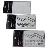 【公式】SUZUKA CIRCUIT 鈴鹿サーキット カッティングステッカー 縦 (Silver)