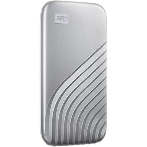 WD My Passport™ SSD 1TB Silver, 1050MB/s Read, 1000MB/s Write, PC & Mac Compatiable, 5 Year Warranty