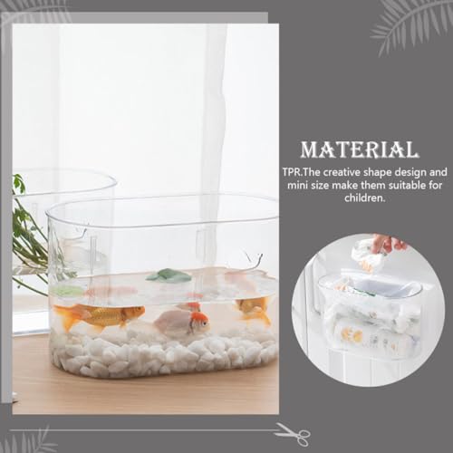 Caneca de basura plástica colgante para pared miniatura 7