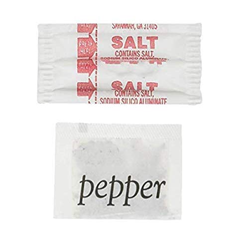 Concession Essentials Salt and Pepper Packets, 400 Count, Single Serve Portions, 200 Each image 4