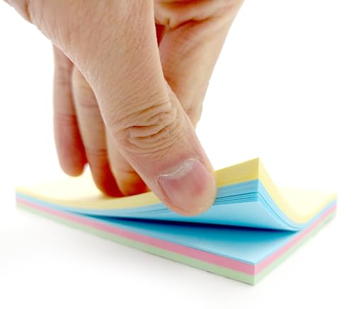 Blocs-mémo repositionnables pastel pour ne plus rien oublier