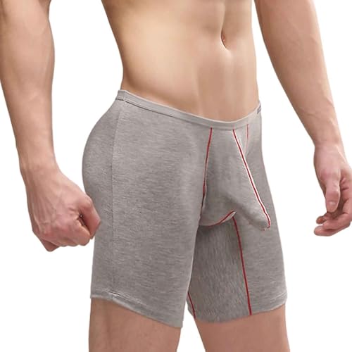 Mens Elephant Trunk Ball Pouch Underwear Boxer Briefs with Pouch for Balls Jockstrap Bulge Enhancement Running Male