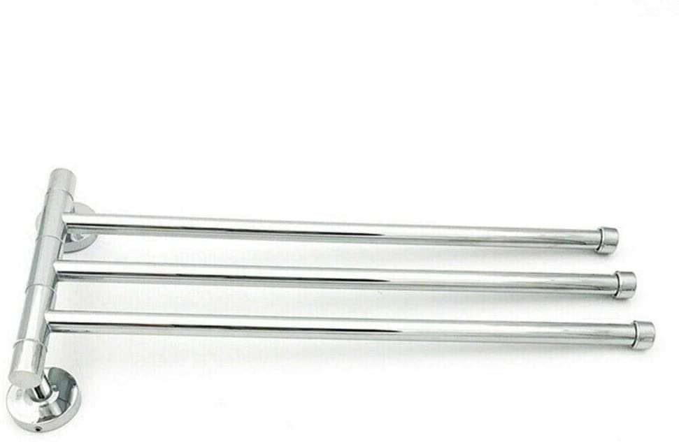 Porte-serviettes rotatif ICOBES mural en acier inoxydable pour cuisine