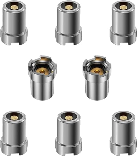 Eewudwok Thread Adapter, Adapters,Thread Screw Converter, Soldering Iron Ring Adapters Connector Repair Accessories for Electronic Equipment (8pcs)