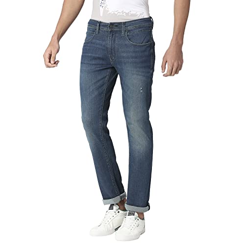 Image of Pepe Jeans Men's Mid Rise Regular Fit Jeans