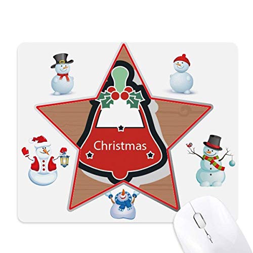 Tapis de souris Noël bonhomme de neige féerie étoilée enfance