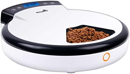 Petwant Smart 5-Meal Automatic Programmable Pet Feeder For Cats And Dogs