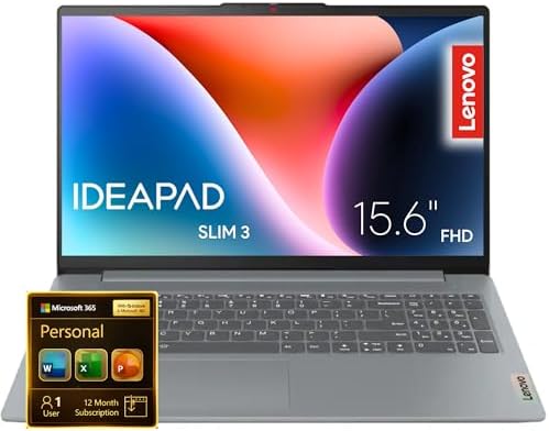 Lenovo IdeaPad Slim 3i – 15.6“ FHD Dispaly – Intel 4 Cores – Microsoft Included – 128GB SSD, Military-Grade, no Mouse | Learn, Work, Quality and Stream Lenovo IdeaPad Slim 3i – 15.6“ FHD Dispaly – Intel 4 Cores – Microsoft Included – 128GB SSD, Military-Grade, no Mouse | Learn, Work, Quality and Stream