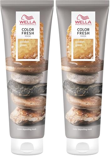 Wella Color Fresh Mascarilla Colorada Golden 150ml (Paquete de 2)