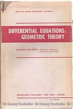 Hardcover Differential Equations: Geometric Theory Book