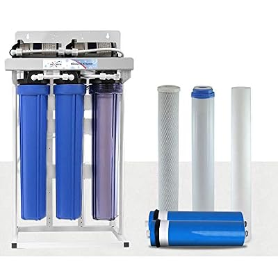 Max Water 600 GPD Commercial Reverse Osmosis System with Chlorine Reduction, Multicolor, Whole House Filter System