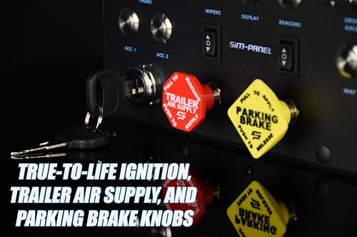 Image of Classic 2 Button Box for ATS /ETS2 (American Truck Simulator /Euro Truck Simulator) (Classic Finish (Matte Black))