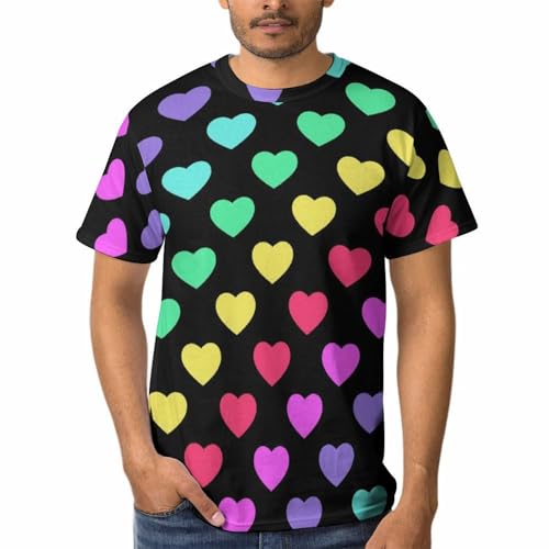 T-Shirt Homme Col Rond Couleur Amour, fini les tee shirts manches courtes qui se déforment vite