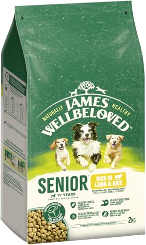 James WELLBELOVED 2kg Hund Senior Trockenfutter Lamm & Reis