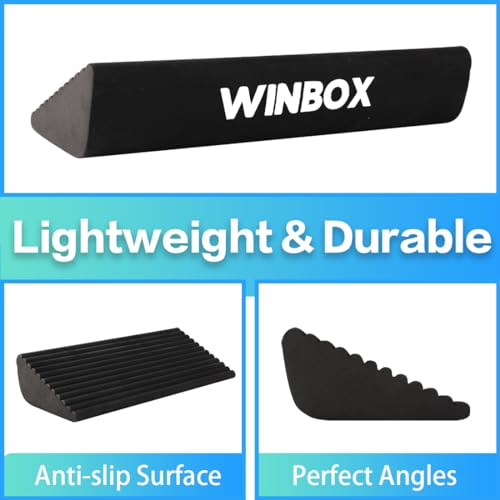 WINBOX Squat Wedge and Slant Board for Calf Stretching, Foot Stretcher for Physical Therapy, Calf Stretcher for Improving Mobility Balance and Strength Performance - Thumbnail 5