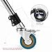Selens 0.87inch/22mm Light Stand Wheels Set 3pcs, Heavy Duty Photography C Stand Wheels with Brake for Photo Studio Video Shooting