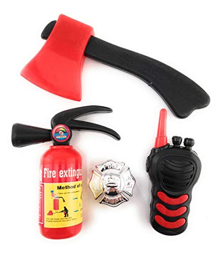 Preisvergleich Produktbild FKM Feuerwehr Kostüm Kinder Zubehör Verkleidung Feuerwehrmann