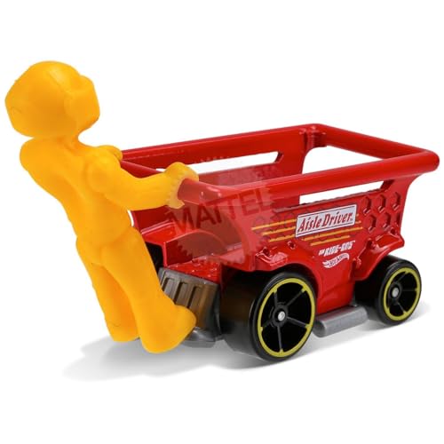 Hot Wheels 2017 HW Ride-Ons Aisle Driver Rojo miniatura 3