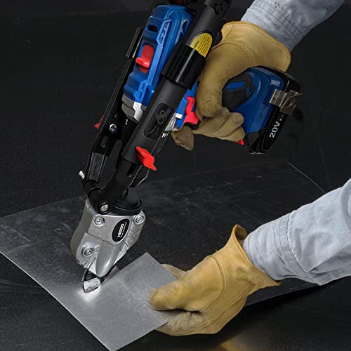 Herzo Metal Cutting Turbo Shear Attachment,For Impact Driver,Cordless Drill,Drill #TOP1