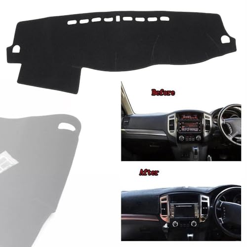Funda de salpicadero para Mitsubishi Pajero 2007-2017 para reparar plásticos agrietados RHD 2