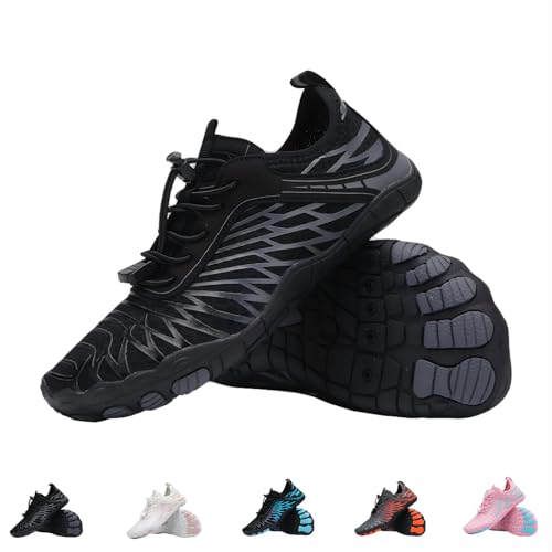 Grounded Footwear for Women Men Neuropathy, Hike Barefoot Shoes Womens (Black, Adult, Women, 6.5, Numeric, US Footwear Size System, Medium)