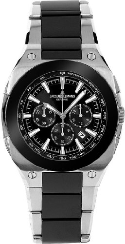 Chronographe anti-rayures Jacques Lemans Dublin 1-1523A homme en céramique
