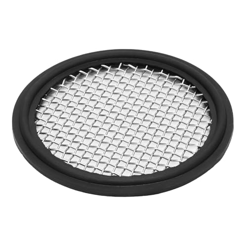 Image of DERNORD 2 Pack 2 inch Sanitary Tri-Clamp Gasket Buna-N (NBR) w /Stainless Bonded Type Screen 10 Mesh