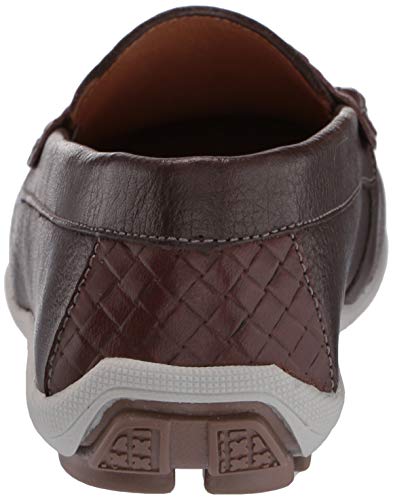Image of Driver Club USA Kids' Kids Made in Brazil Fashion Genuine Leather Driving Loafer with Penny Detail