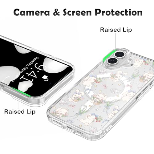 Coque iPhone 17 magnétique transparente idée cadeau idéale pour filles - 4
