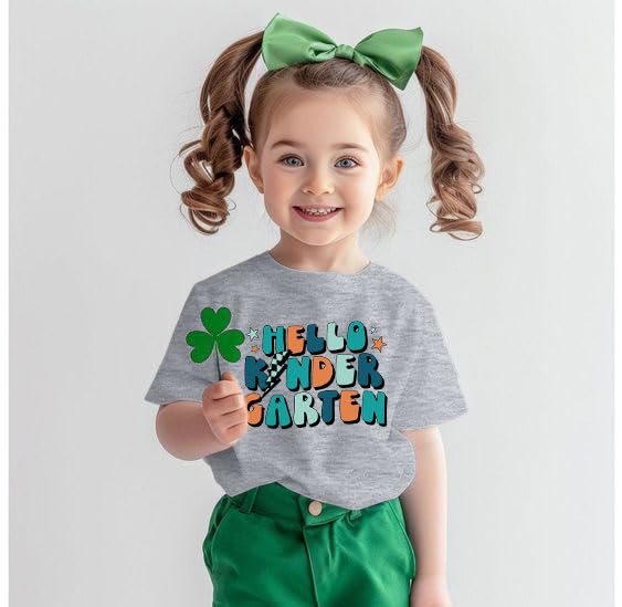 Image of Rollin Into Kindergarten Shirt Boys Girls First Day of Kindergarten T Shirts Little Kids Tee Top