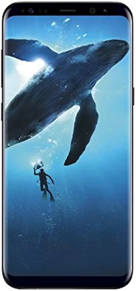 Samsung Galaxy S8 ブラック Samsung Galaxy S8 G950FD 64GB DUAL SIM Unlocked Phone-Midnight