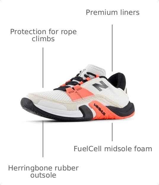 New Balance Women's Minimus TR V2 Cross Trainer, Sea Salt/Bisque/Urgent Red, 11 W by New Balance - Image 2