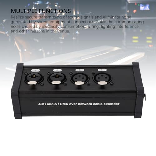 Transmisor de sonido XLR multi-canal convertidor de impedancia equilibrada pasivo 4