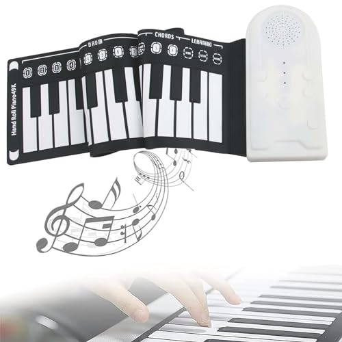 Piano Pliable Portable pour Pratiquer la Musique en Voyage et Roulotte