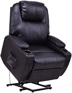 Giantex Electric Power Lift Recliner Chair for Elderly, Padded Seat with Remote Control