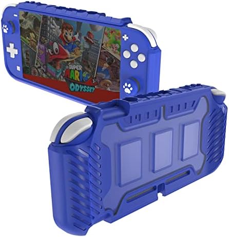 KIWIHOME Protective Case for Switch Lite 2019, with Thumb Grip Caps
