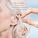Rechargeable Hearing Aids for Seniors - Compact In-the-Ear Hearing Amplifiers with Adaptive Noise Reduction & Easy Controls | Long-Lasting Battery Discreet Invisible Design for Adults & Elderly