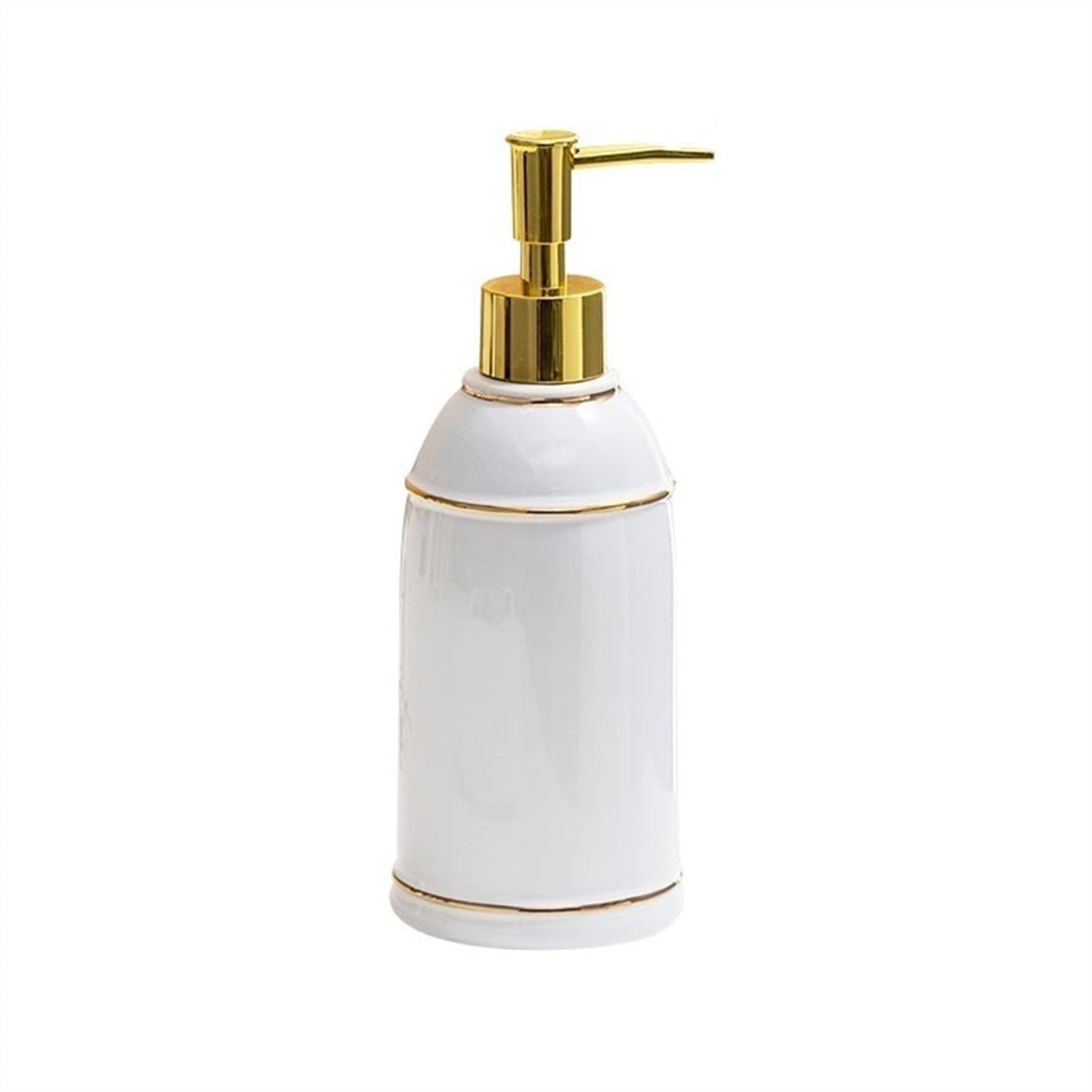 Distributeur de Savon pour Salle de Bain, élégant et Luxueux, en céramique, Flacon de Lotion Haut de Gamme de 400 ML, à Pression, compartimenté, pour Cuisine (Couleur : 9)