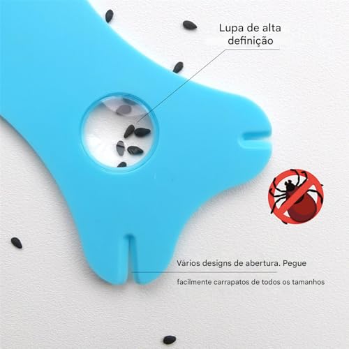 Ferramenta de Remoção de Carrapatos | Cartão de Remoção de Pulgas para Animais | Cartão de Suave com