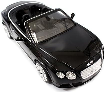 PowerTRC Full Functional GT Speed Bentley Continental Official Licensed by Bentley RC Vehicles Battery Operated 1:12 Scale for Kids (Black)