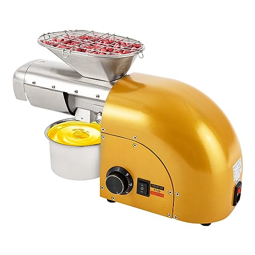 110V 1800W Nut Seeds Oil Extractor Cold& Hot Press Machine, Nut Seeds Oil Extractor Cold& Hot Press Machine,Temperature Control 300°C/572°F,Lower Noise, For Coconut