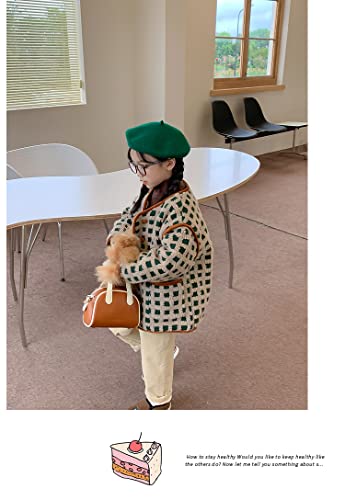 Girls and children's cotton warm thickened wool sweater winter baby fashion coat4