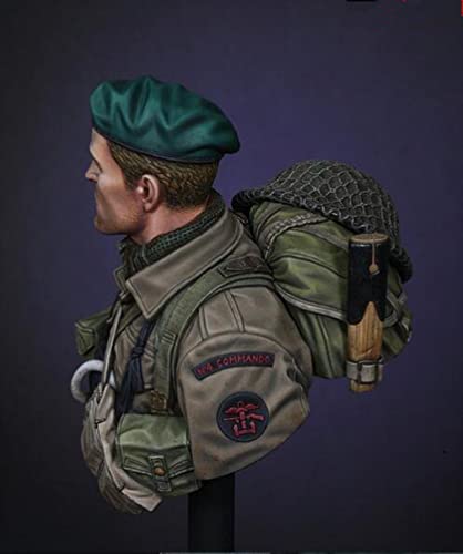 Figura de Resina 1/10 British Commando sin pintar y sin armar miniatura 6