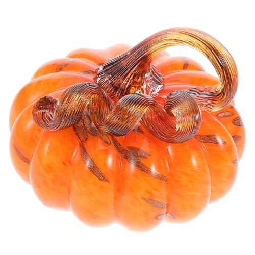 Citrouille décorative orange durable pour remplacer les décorations d'automne jetables - 2